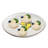 Lorren Home Trends 2 Piece Round 12" Pizza-Serving Platters, Lemon Design