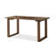 Bureau rectangulaire en bois massif brun noisette-108508015