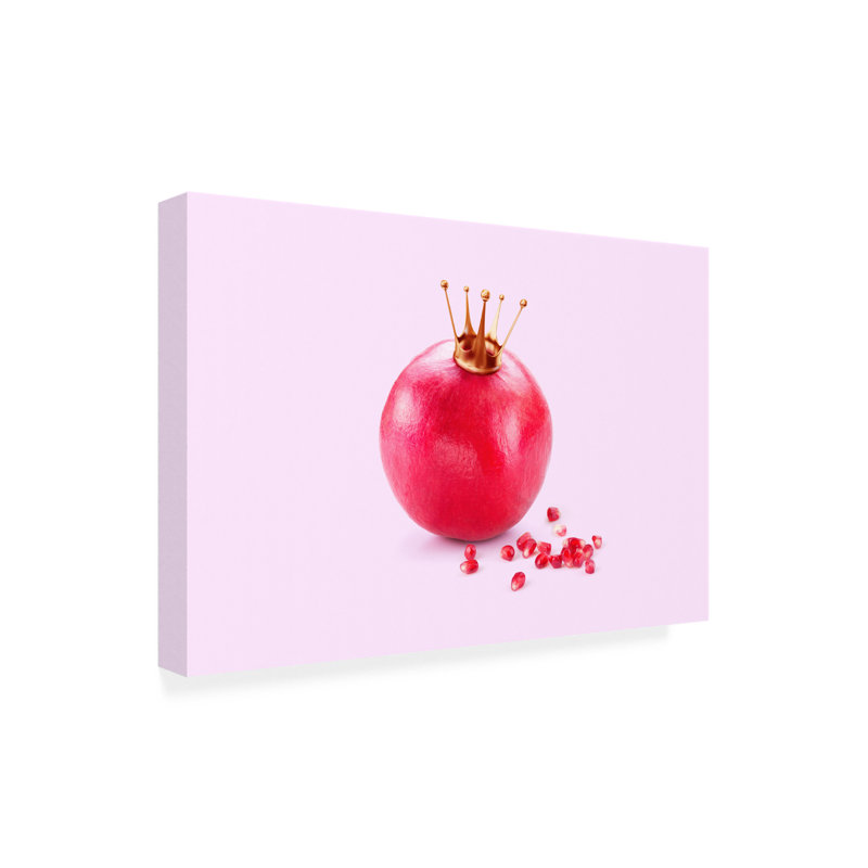 «Pomegranate King» sur toile, H 22 po x l 32 po x P 2 po