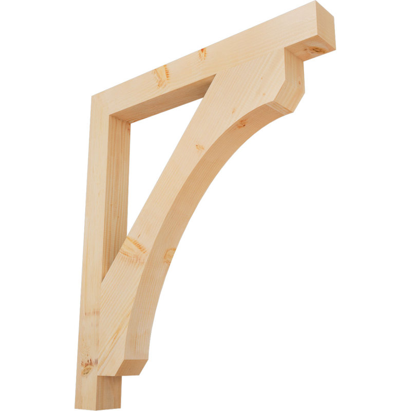 Support en bois rustique Legacy Block, Sapin de Douglas, Lisse, H 44 po x l 3,5 po x P 36 po