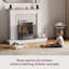Roxby 3 Panel Steel Fireplace Screen-16783946