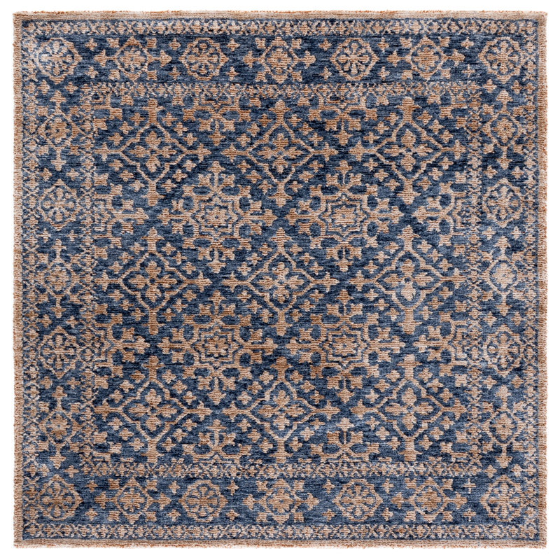 Audrey 301 Hand Tufted Performance Damask Rug, Square 6'