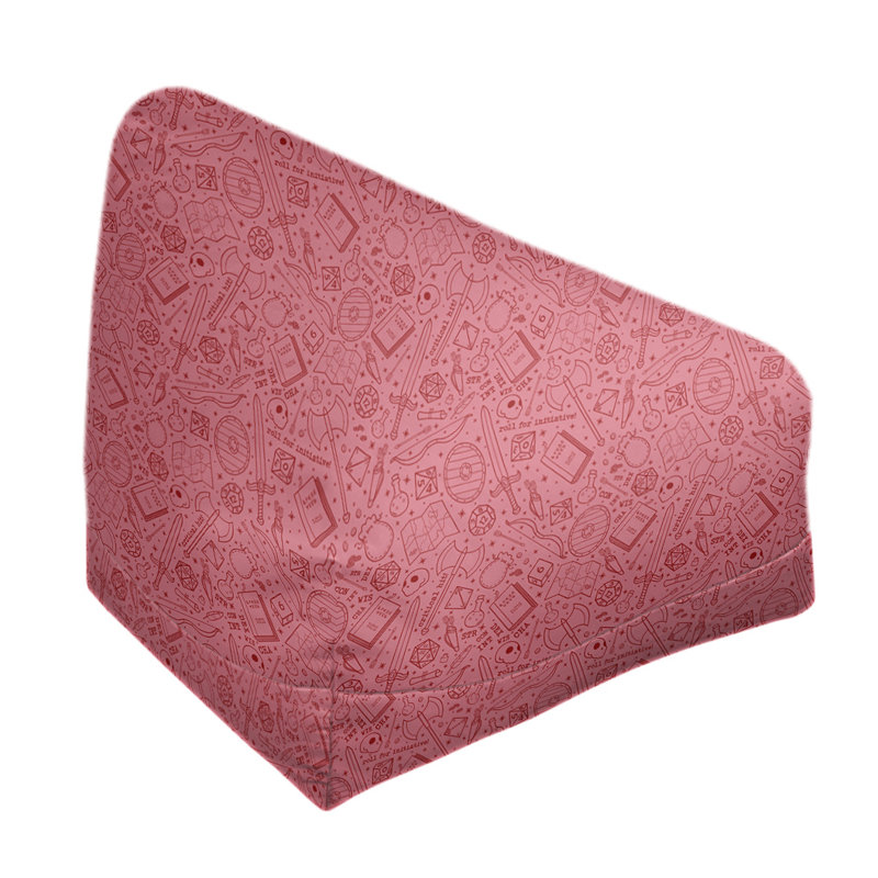 Sac de pois Leffel, Pas de bourre, rouge, H 120 po x L 2 po x P 60 po