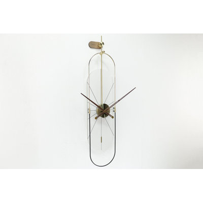 THE WHITE PLANET 20cm Silent Wall Clock