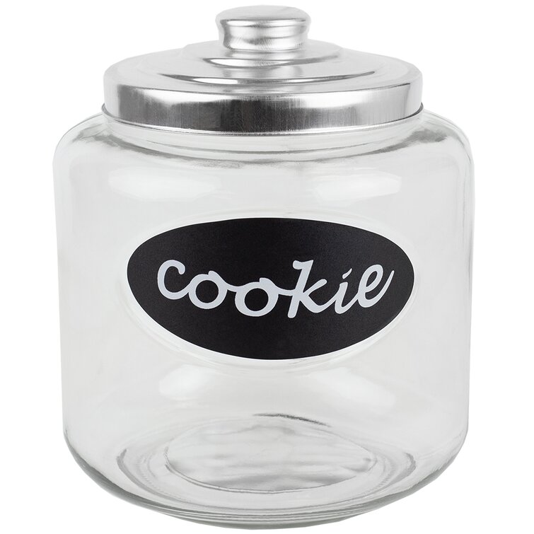 TWS H-7036-L Acrylic Round Cookie Jar Large - The Westview Shop