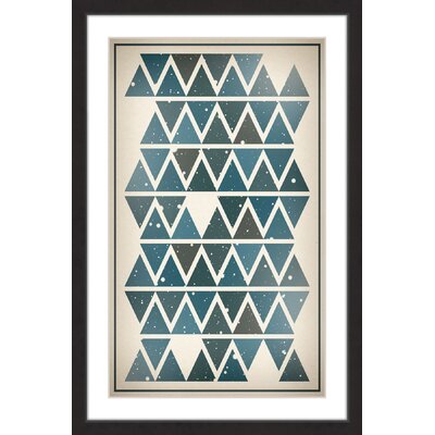 Sky Angles' by Bryon White Framed Painting Print on Paper -  Marmont Hill, MH-BRYWHI-17-BFP-24