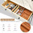 Bedroom Makeup Vanity Dressing Table Stool Set with 3 Colors Lighted Mirror Large Storage Cabinet Drawer-1737273087