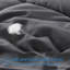 Insertion de couette en duvet synthétique toutes saisons avec édredon