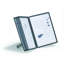Système de référence de bureau durable noir de format lettre 8,5 po x 11 po SHERPA-61269082