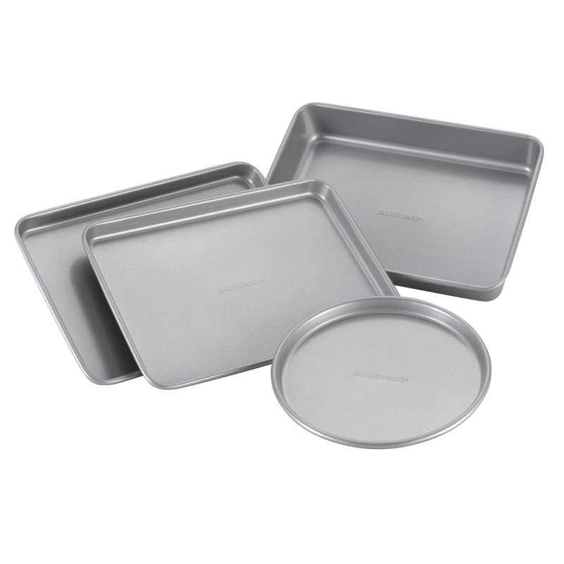 Farberware Bakeware Nonstick Toaster Oven Pan Set, 4 Piece