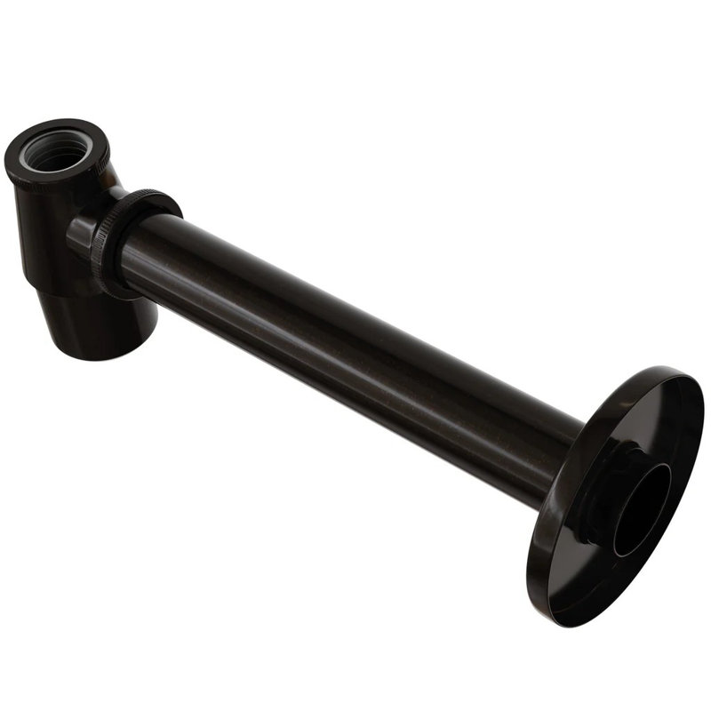 Solid Brass Bottle Trap in Chrome, Oil Rubbed Bronze