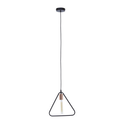 Krull 1 - Light Black Bulb Pendant