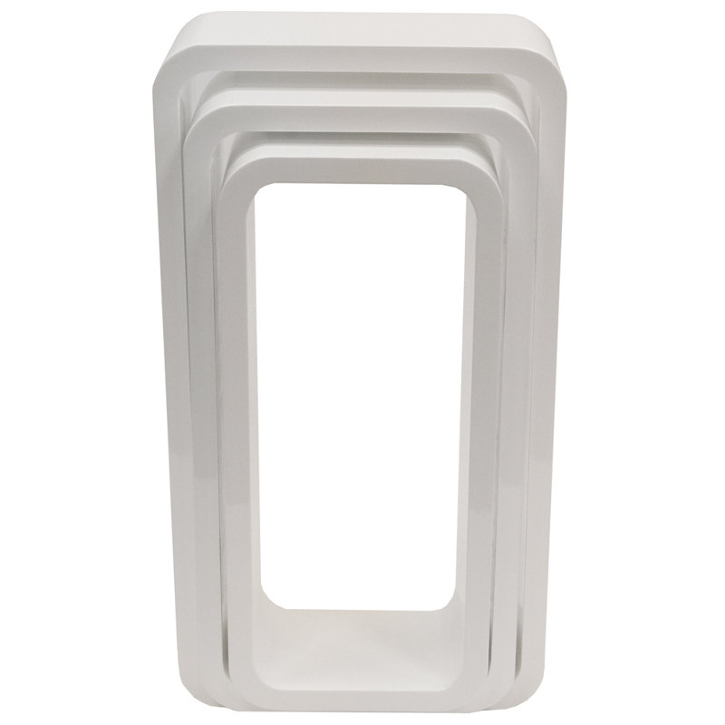 Parkland 3 Piece Accent Shelf, White
