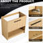 Meuble-lavabo 36 po, contreplaqué autoportant, 2 portes, revêtement anti-rayures, assemblage facile, style américain, meuble-lavabo Oak Glow, contreplaqué avec résistance aux rayures, design,-1450573585