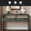 Console pour table d'entrée, canapé incurvé rétro avec 2 grands tiroirs, console étroite pour l'entrée du salon, 52 po x 14 po x 31,5 po-1096753283