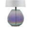Lampe de table en verre irisé