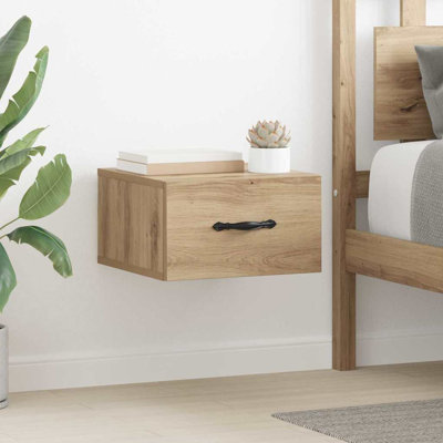 35cm W Manufactured Wood Bedside Table