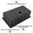 Gunmetal Black Workstation Kitchen Sink With Nano Coating, 16 Gauge Stainless Steel Undermount Single Bowl For Efficient Cooking And Easy Cleaning.