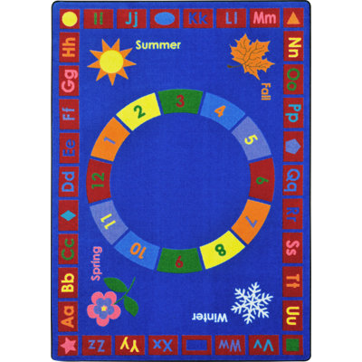 Kid Essentials Learning Time Area Rug