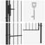 Double Gate with Lock-58626235