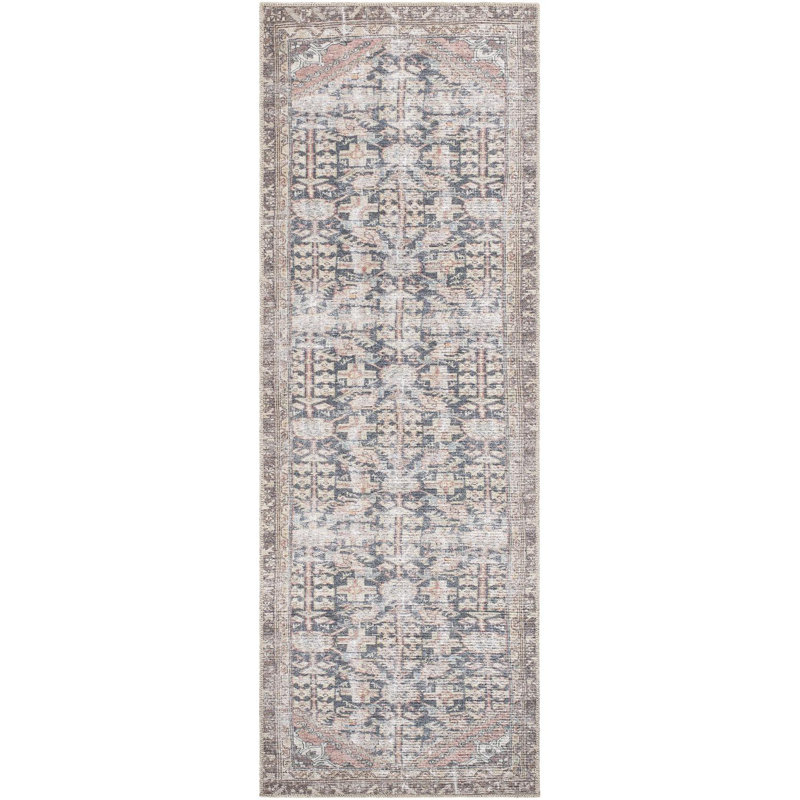 Angiela Machine Washable Indoor Rug, Runner 2'7" x 7'10"