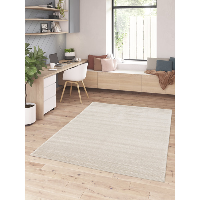 Kiyon Solid Colour Area Rug, Rectangle 80 x 150cm