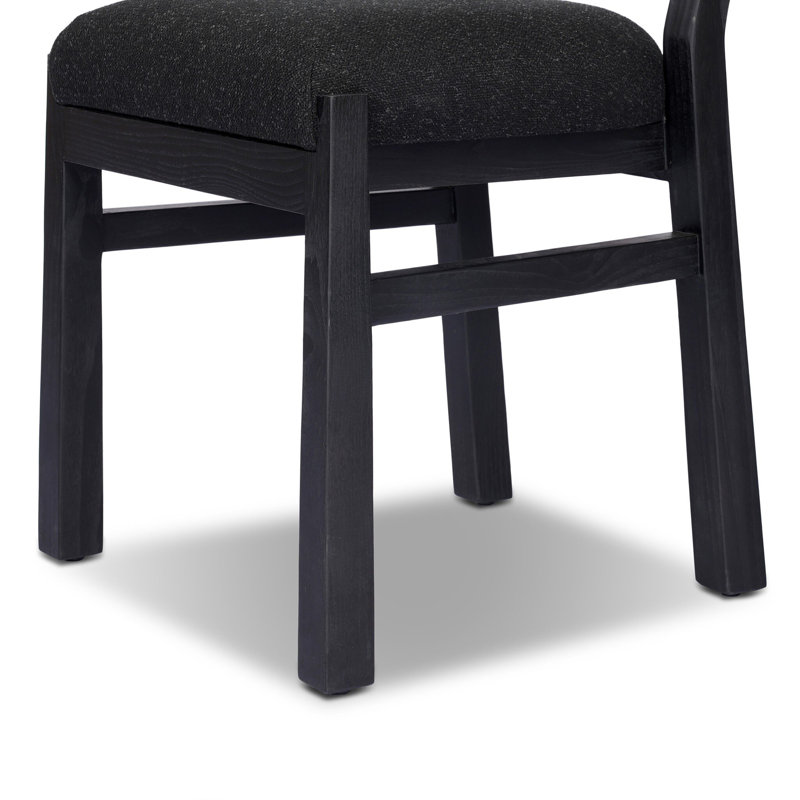 Lewiston Upholstered Dining Chair, Macerata Black