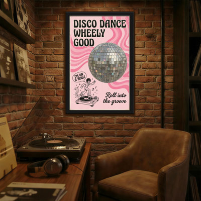 Abstract Disco Dance Wheely Good Pattern Print