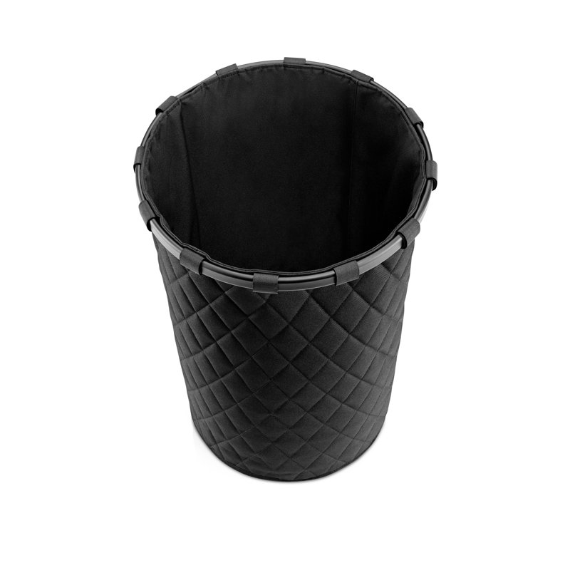 Brayden Studio Plastic Decorative Basket, Black, 50 L