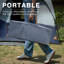Lit de camping pliant portatif et robuste-113474629