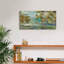  «Aspens By The Lake Yellow» par Silvia Vassileva, art mural sur toile, 24 po x 12 po