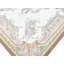 Hand-Knotted High-Quality Ivory and Rose Area Rug