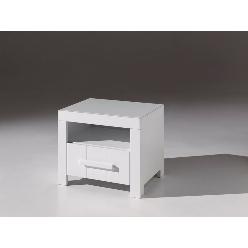 Erik 50cm W Manufactured Wood Bedside Table