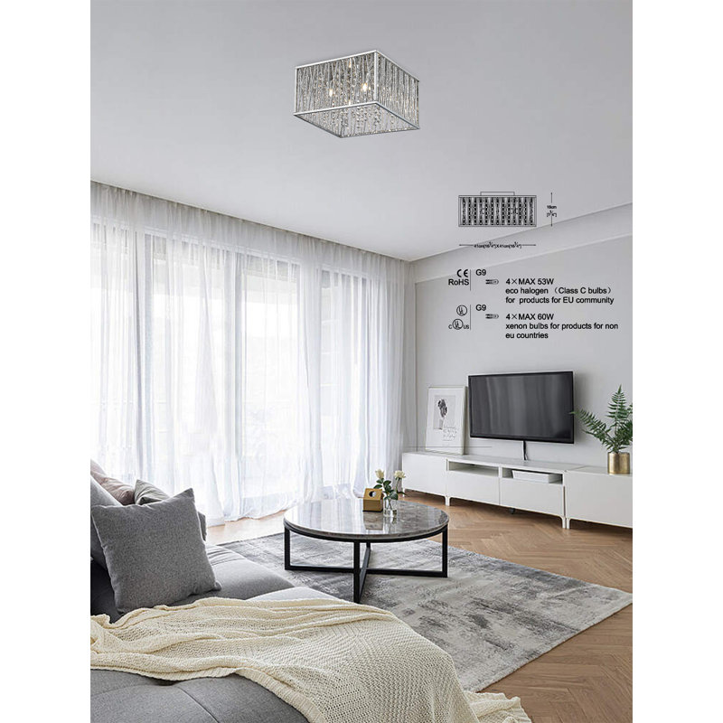 Crystal Flush Mount