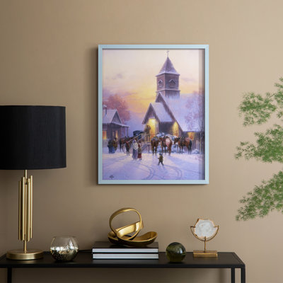 Sunday Service Framed Print - Solid Wood