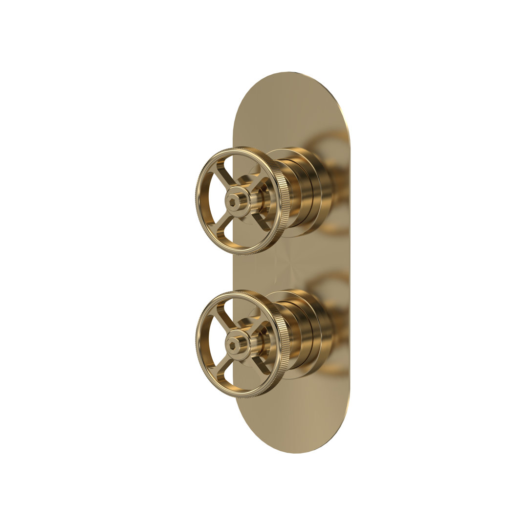 Industrial Valves Double Concealed Diverter Shower Valve