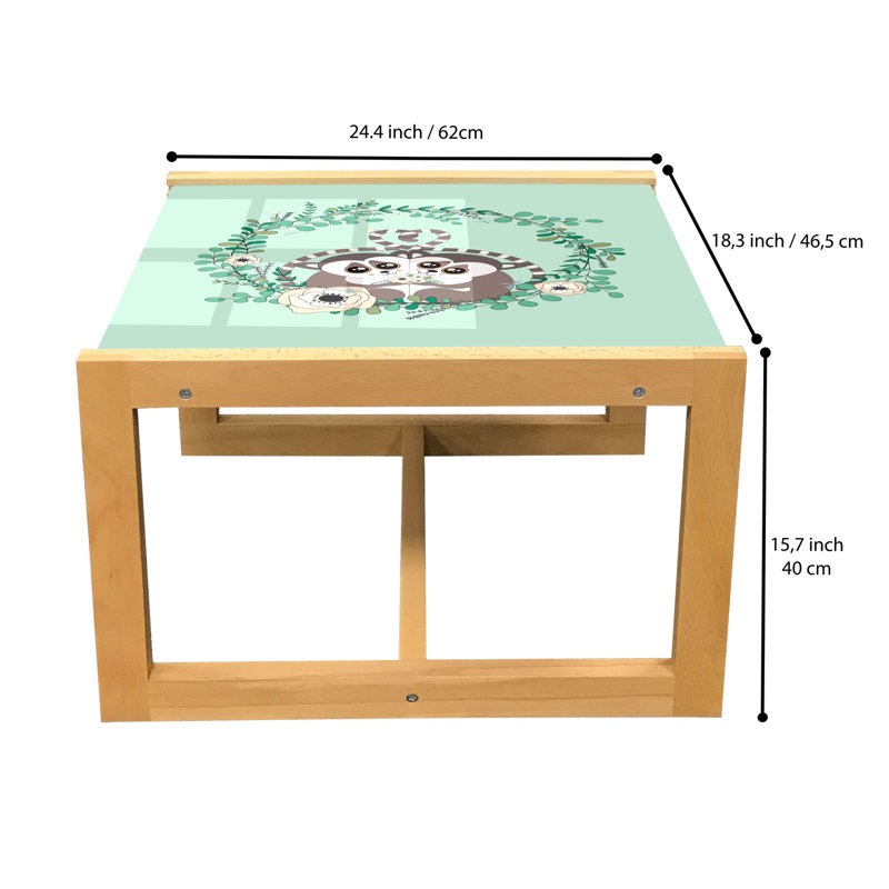 Jahyden Sled Coffee Table, 62cm H x 46cm W x 40cm D