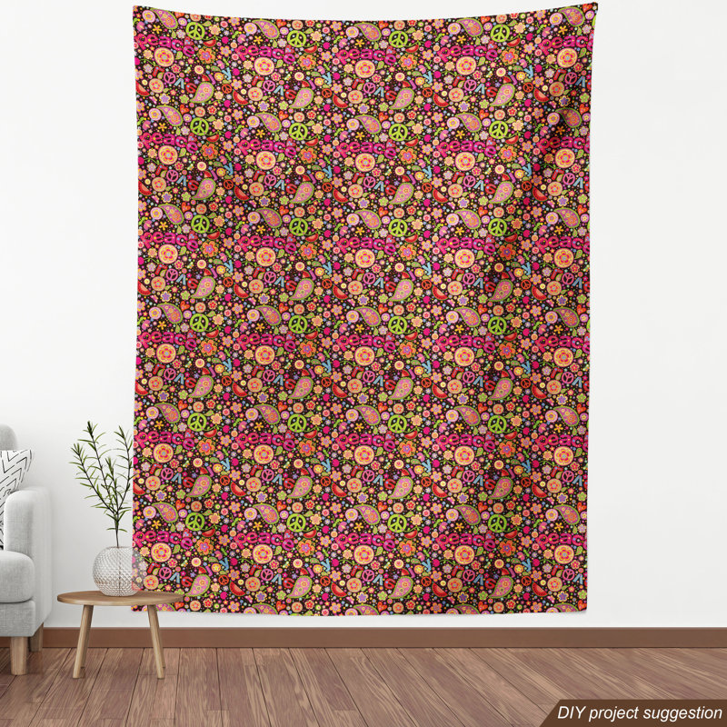 Tissu groovy, H 36 po x l 58 po x P 1 po