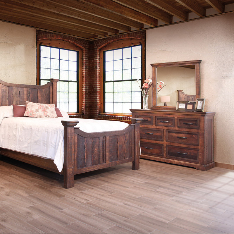 Dumbleton 7 Drawer Dresser in Brown (MIRROR NOT INCLUDED)