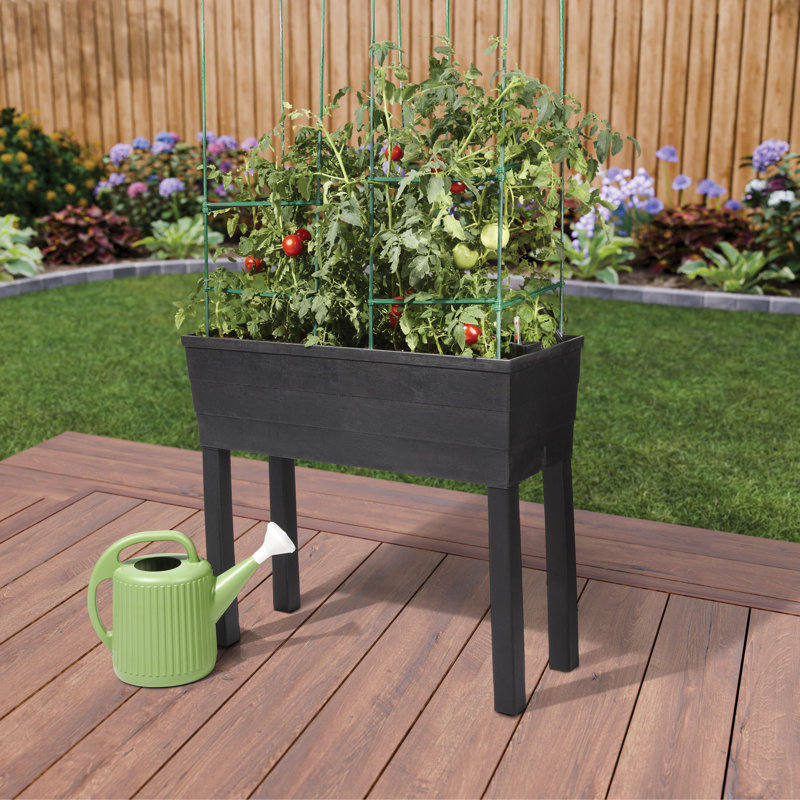 City Pickers High-Rise Elevated Garden Bed, White