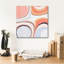  «Fluid Rings 2» par Annie Warren, art mural sur toile, 18 po x 18 po