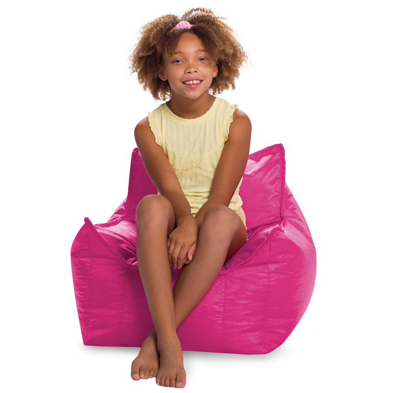 Fauteuil à billes Posh Creations, Mélange de polyester rose