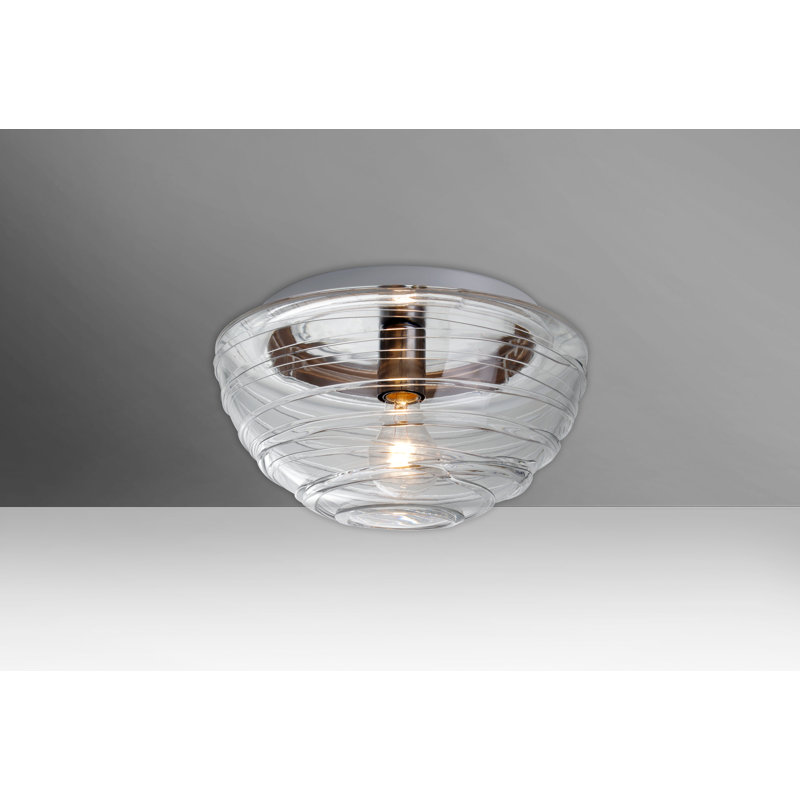 Plafonnier encastré d'extérieur Lukens, Transparent