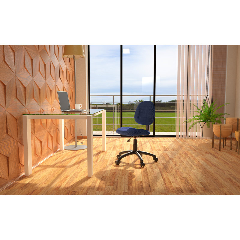 Task Chair, Blue Twill, Not Included