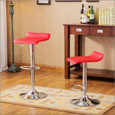 Tabourets pivotants ajustables Contemporary Chrome