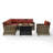 6 - Person Patio Conversation Set with Cushions-62928832