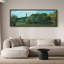 «Verdant Golf Course Lush Landscape Antique Retro Fine Art», reproduction d'art encadrée décorative-95016746-111376743