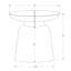 Table d'appoint, tambour, côté, bout, table de chevet, lampe, métal, contemporain, moderne-1157924020