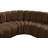 Hrefna Upholstered Curved Sectional with Ottoman Reversible-89266755