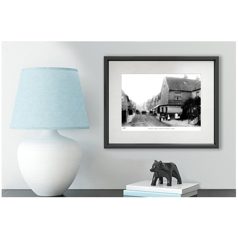Foots Cray, High Street 1900 by Francis Frith - Single Picture Frame Print, 40cm H x 50cm W x 2.3cm D